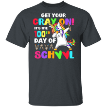 Load image into Gallery viewer, Get Your Cray On It&#39;s The 100th Day of School Dabbing Unicorn
