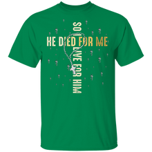 Load image into Gallery viewer, Christian Bible Verse Jesus Died For Me So I Live For Him
