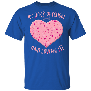 100th Day Of School And Loving It Teacher Heart Valentine Day
