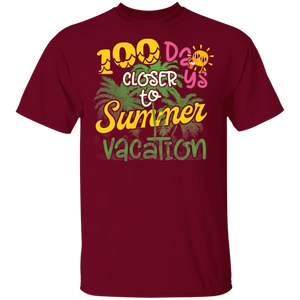 100 Days of School Closer To Summer Vacation Teacher Student