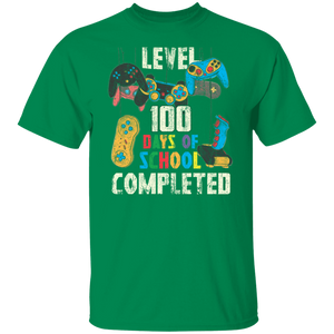 Level 100 Days Of School Completed Video Gamer for Boys