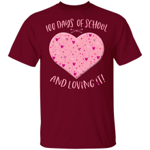 Load image into Gallery viewer, 100th Day Of School And Loving It Teacher Heart Valentine Day
