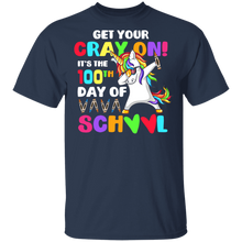 Load image into Gallery viewer, Get Your Cray On It&#39;s The 100th Day of School Dabbing Unicorn
