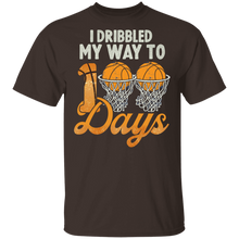 Load image into Gallery viewer, I Bribbled My Way To 100 Days Basketball 100th Day Of School
