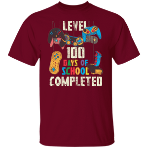 Level 100 Days Of School Completed Video Gamer for Boys