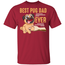 Load image into Gallery viewer, Best Pug Dad Ever Retro Vintage
