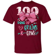 Load image into Gallery viewer, 100 Days Of Brains Bows 100th Day Of School
