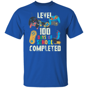 Level 100 Days Of School Completed Video Gamer for Boys