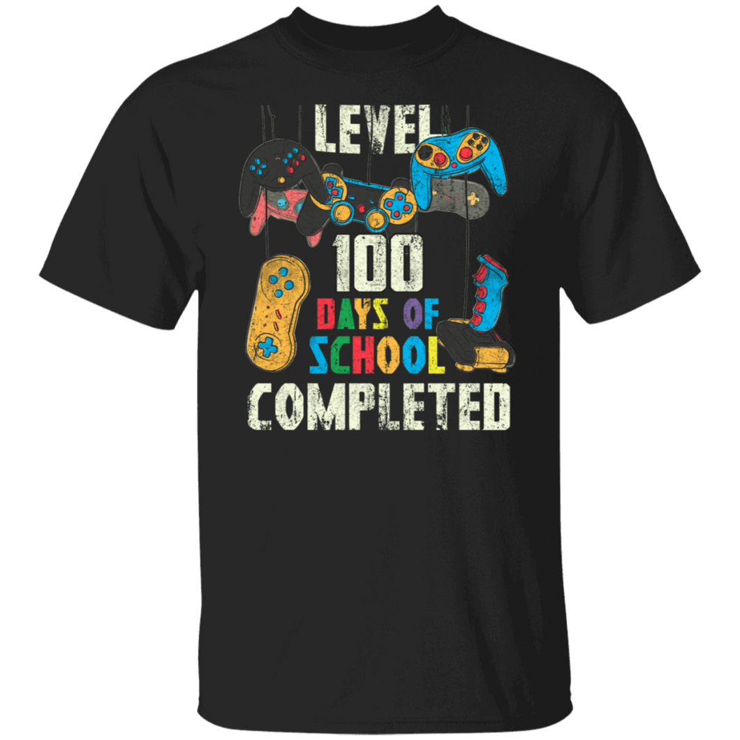 Level 100 Days Of School Completed Video Gamer for Boys