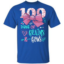 Load image into Gallery viewer, 100 Days Of Brains Bows 100th Day Of School
