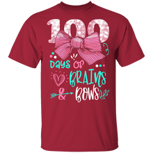Load image into Gallery viewer, 100 Days Of Brains Bows 100th Day Of School
